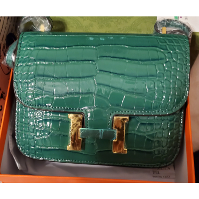 Designer Green Handbag